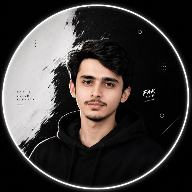 Faizan Ahmad Khichi, creator of FAK LAB MUSIC
